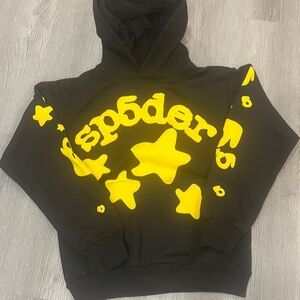Kids Black and Yellow Hoodie